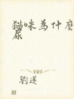 猫咪为什么乱拉尿