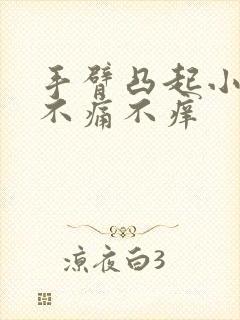 手臂凸起小疙瘩不痛不痒