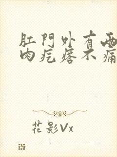 肛门外有两个小肉疙瘩不痛不痒