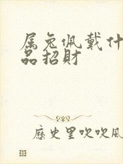 属兔佩戴什么饰品招财