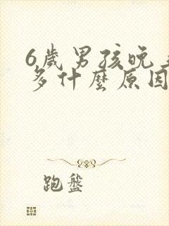 6岁男孩晚上尿多什么原因