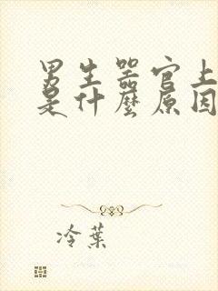 男生器官上长泡是什么原因