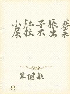 小肚子胀疼想拉屎拉不出来怎么回事