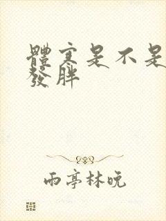 体寒是不是容易发胖