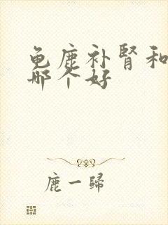 龟鹿补肾和海狗哪个好