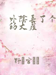 外阴长了个硬硬的大痘