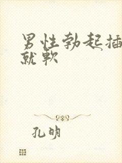 男性勃起插入后就软