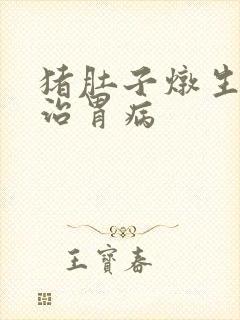 猪肚子炖生姜能治胃病