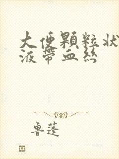 大便颗粒状有粘液带血丝