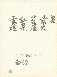 舌红苔黄是实火还是虚火