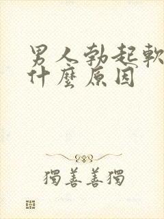 男人勃起软得快什么原因