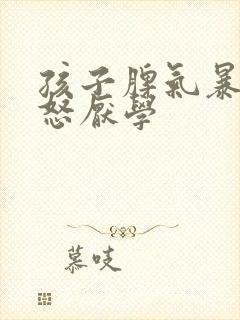 孩子脾气暴躁易怒厌学