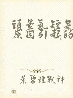 头晕气短是什么原因引起的