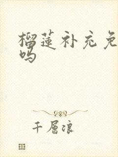 榴莲补充免疫力吗