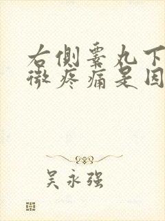 右侧睾丸下坠轻微疼痛是因为什么