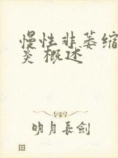 慢性非萎缩性胃炎 概述