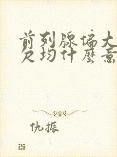 前列腺偏大回声欠均什么意思