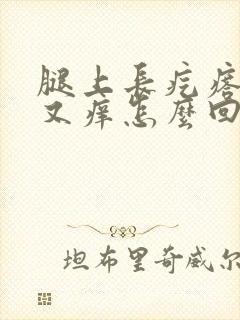 腿上长疙瘩又疼又痒怎么回事