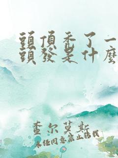 头顶秃了一小块头发是什么原因怎么办