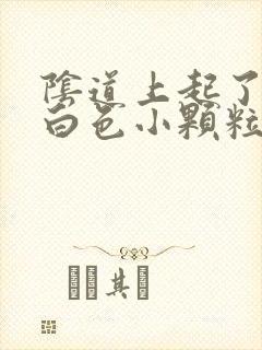 阴道上起了几个白色小颗粒很痒