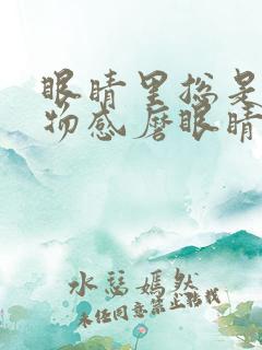 眼睛里总是有异物感磨眼睛怎么回事