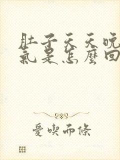 肚子天天晚上胀气是怎么回事