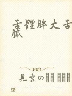 舌体胖大舌苔白腻