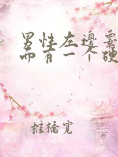 男性左边睾丸里面有一个硬疙瘩