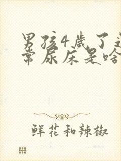 男孩4岁了还经常尿床是啥原因呢