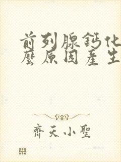 前列腺钙化是什么原因产生怎么治疗