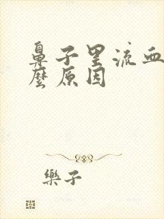 鼻子里流血是什么原因