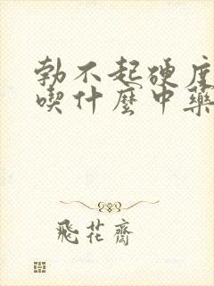 勃不起硬度不够吃什么中药最好?