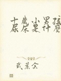 十岁小男孩老是尿床是什么原因