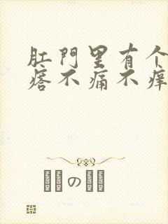 肛门里有个硬疙瘩不痛不痒