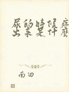 尿的时候疼尿不出来是什么原因