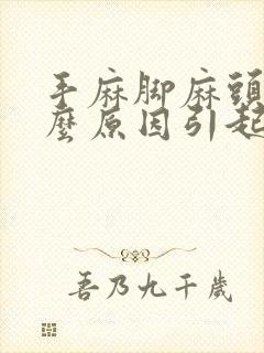 手麻脚麻头晕什么原因引起的