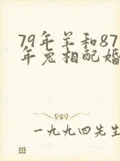 79年羊和87年兔相配婚姻如何