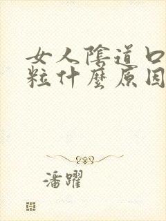 女人阴道口长颗粒什么原因