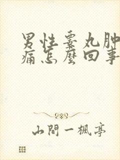 男性睾丸肿大疼痛怎么回事