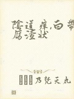 阴道痒,白带豆腐渣状