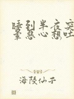 睡到半夜突然头晕恶心想吐是什么原因