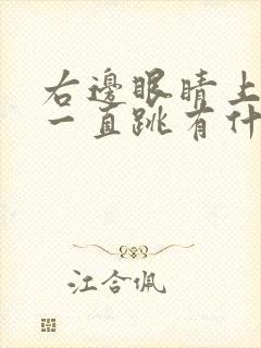 右边眼睛上眼皮一直跳有什么预兆