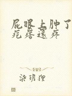 屁眼上肿了个肉疙瘩还疼