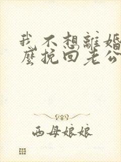 我不想离婚该怎么挽回老公