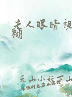 老人眼睛视力模糊
