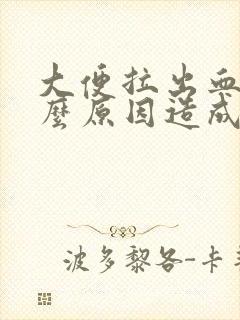 大便拉出血是什么原因造成的