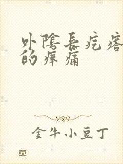 外阴长疙瘩硬硬的痒痛