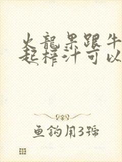 火龙果跟牛奶一起榨汁可以喝吗