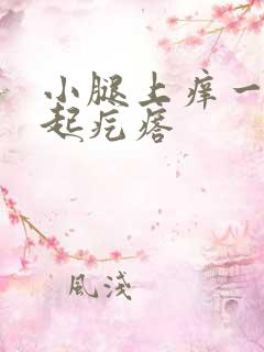 小腿上痒一挠就起疙瘩