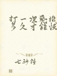 打一次飞机需要多久才能恢复